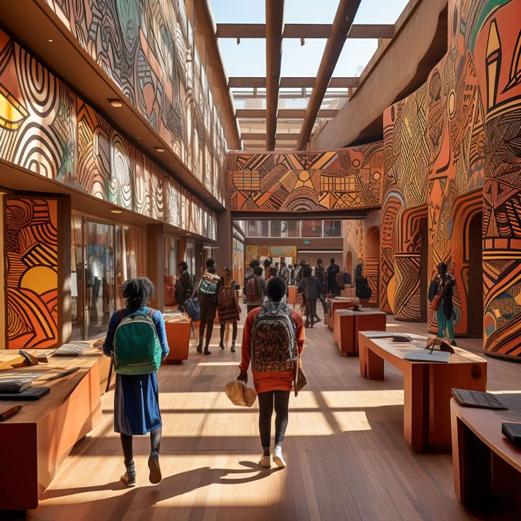 rolo's educational centers blend african art, architecture with ai